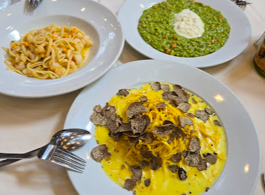 Il Pastaio signature dishes Truffle Pasta
White Truffle Garganeli
Panna Cotta